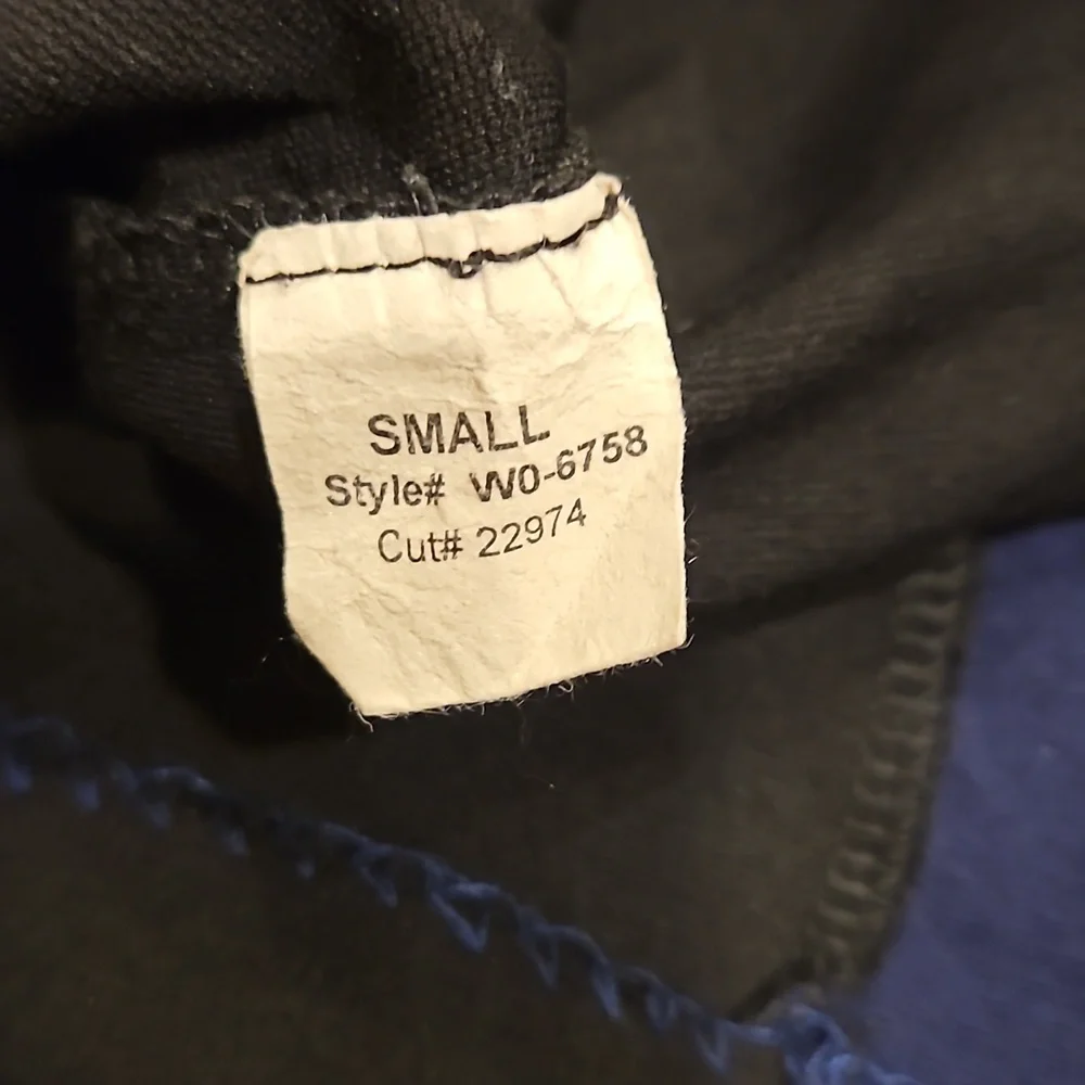 Slate & Willow Cap Sleeve Blue and Black Color Block Dress - Picture 10 of 10